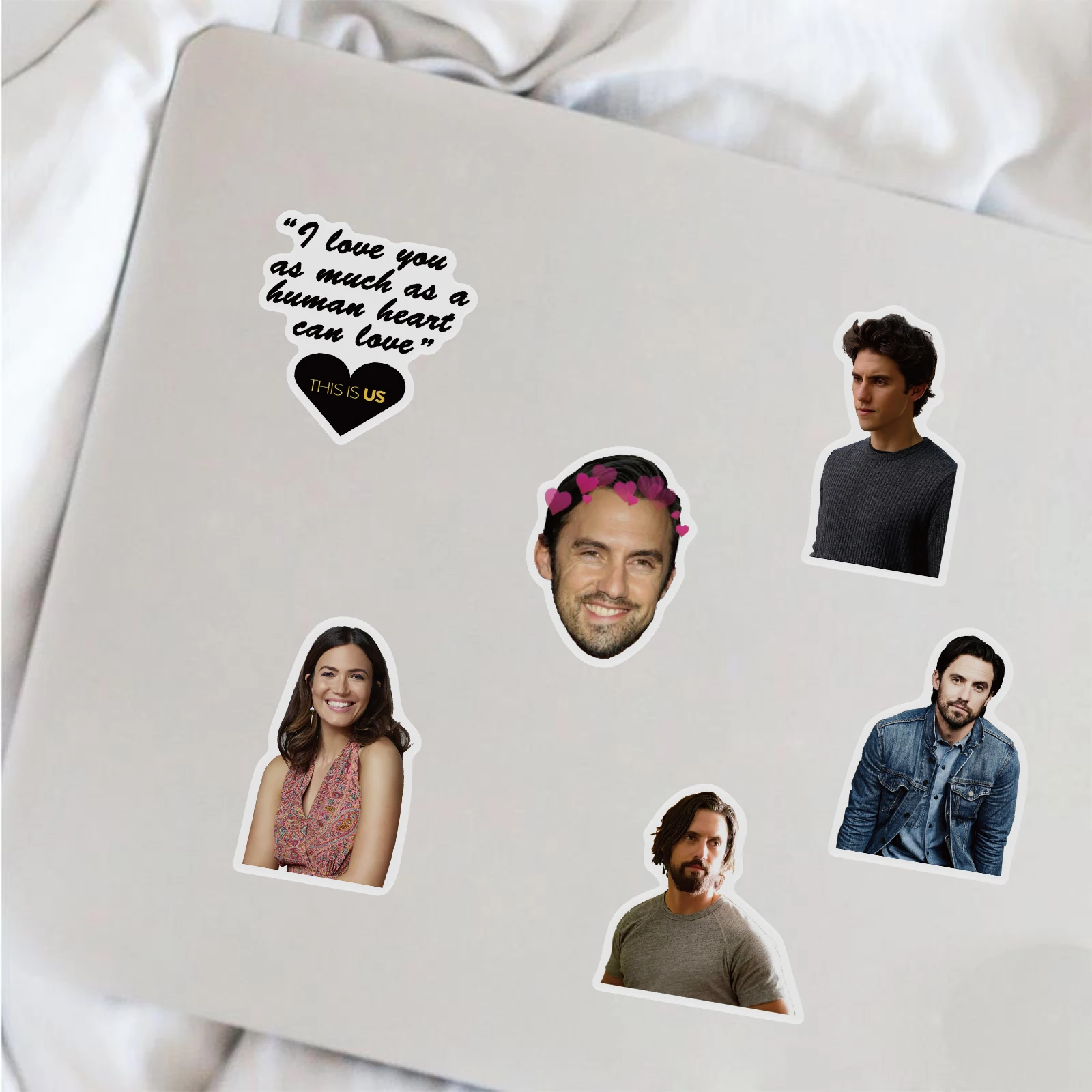 50PCS TV Show This Is Us Season Stickers Waterproof PVC For Graffiti Laptop Luggage Motorcycle Refrigerator Skateboard Toy