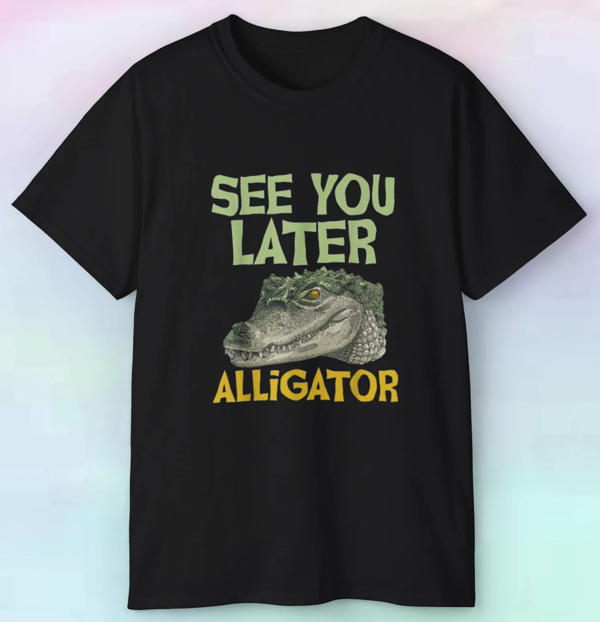 Men's See You Later Alligator Shirt Funny Animals Reptile S-5xl