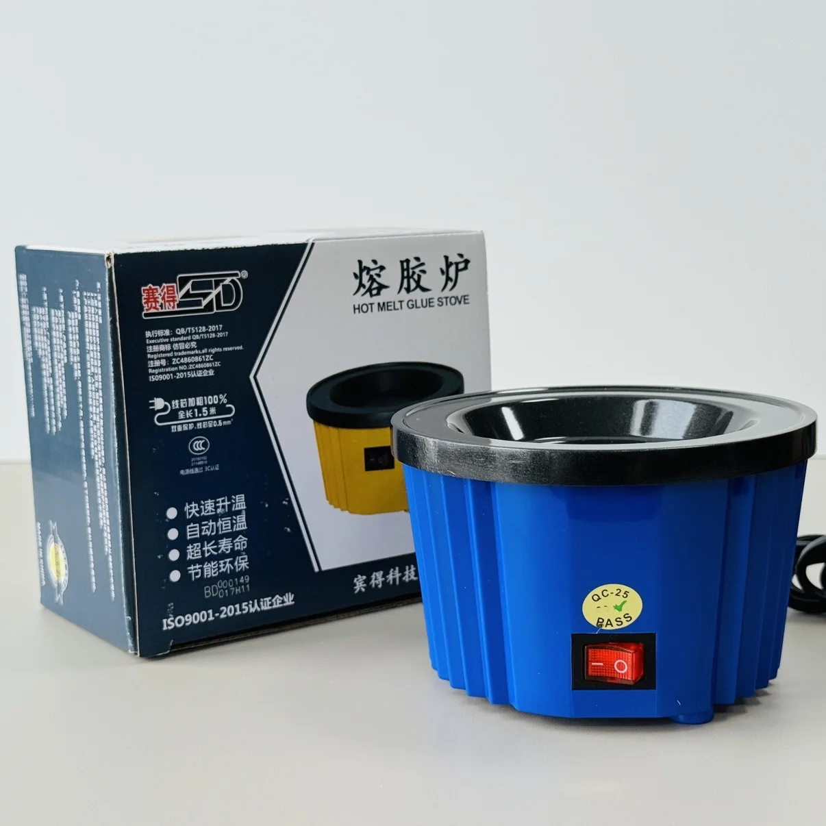 100W Hot Glue Melting Pot Keratin glue Fusion Melt Hot Pot Constant Temperature For Hair Hairpiece Extension hot glue pot EU/US