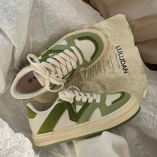 Pink and green gym shoes clearance