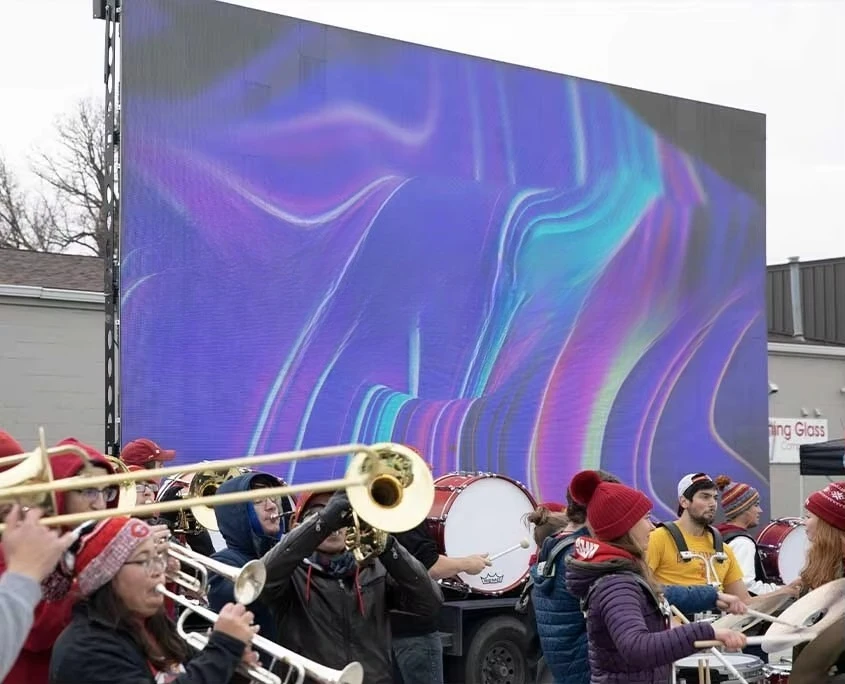 Video Wall P2.976 Module Pantallas Giantes Outdoor Digital Signage LED Display with IP65 Protection and 3-Year Warranty