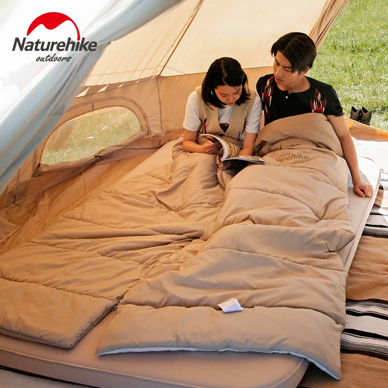 

Naturehike 8~-5℃ Envelope Sleeping Bag 3 Seasons Down Cotton Spliceable Sheet Outdoor Camping Ultralight Travel Shawl Quilt
