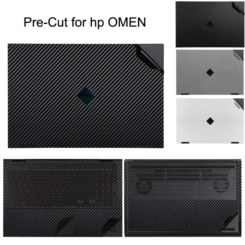 

Pre-Cut Anti Fingerprints Laptop Sticker Skin for HP 2021 2022 Omen 15 en ek dc Notebook Cover Film Decal for 16 b 17 ck