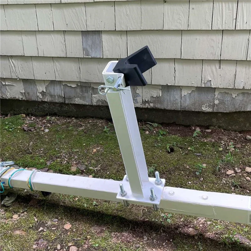 

2X V-Style Boat Trailer Bow Stop Block Trailer Rubber Bow Stop Non Marking Mounting Hole 2 Inch Width 4 Inch V-Span