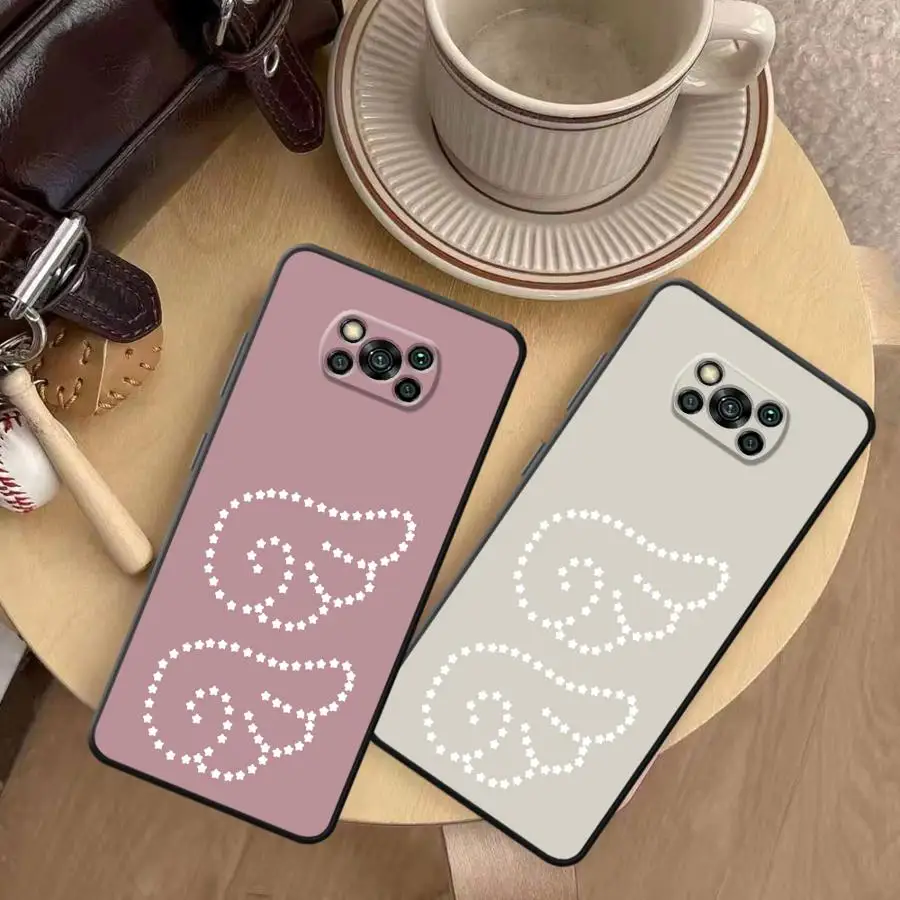 

Lovely Korean Ins Star Angel Funda Phone Cover Case for Xiaomi Mi 12X 12T Pro 12 13 Lite 14 10T 11 11T