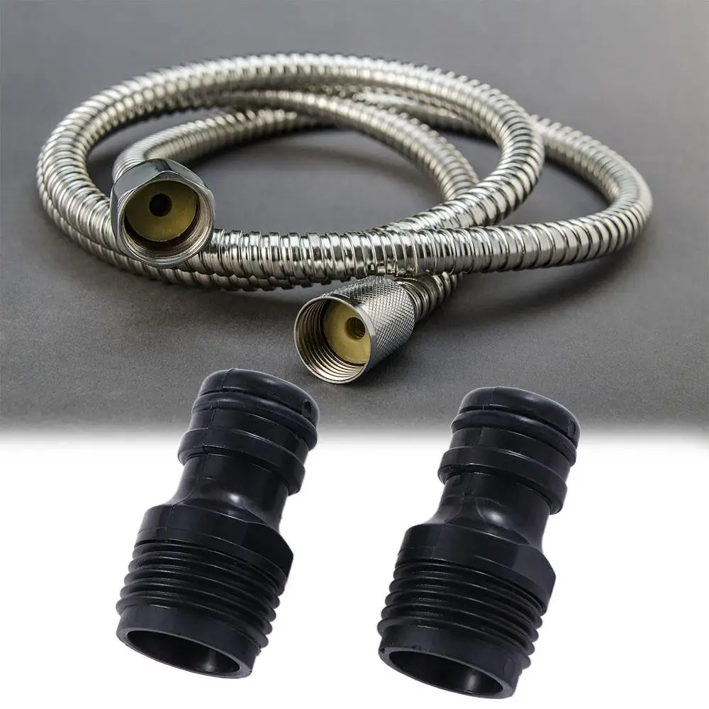2PC Easy to Use Home Garden Plastic Yard Water Hose Tap Adaptor Water Hose Pipe Connector Garden Tool Garden Irrigation System
