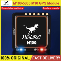HGLRC M100-5883 M10 GPS Module with Compass Ceramic Antenna on-board LED Indicators 21x21mm for RC Airplane FPV Long Range