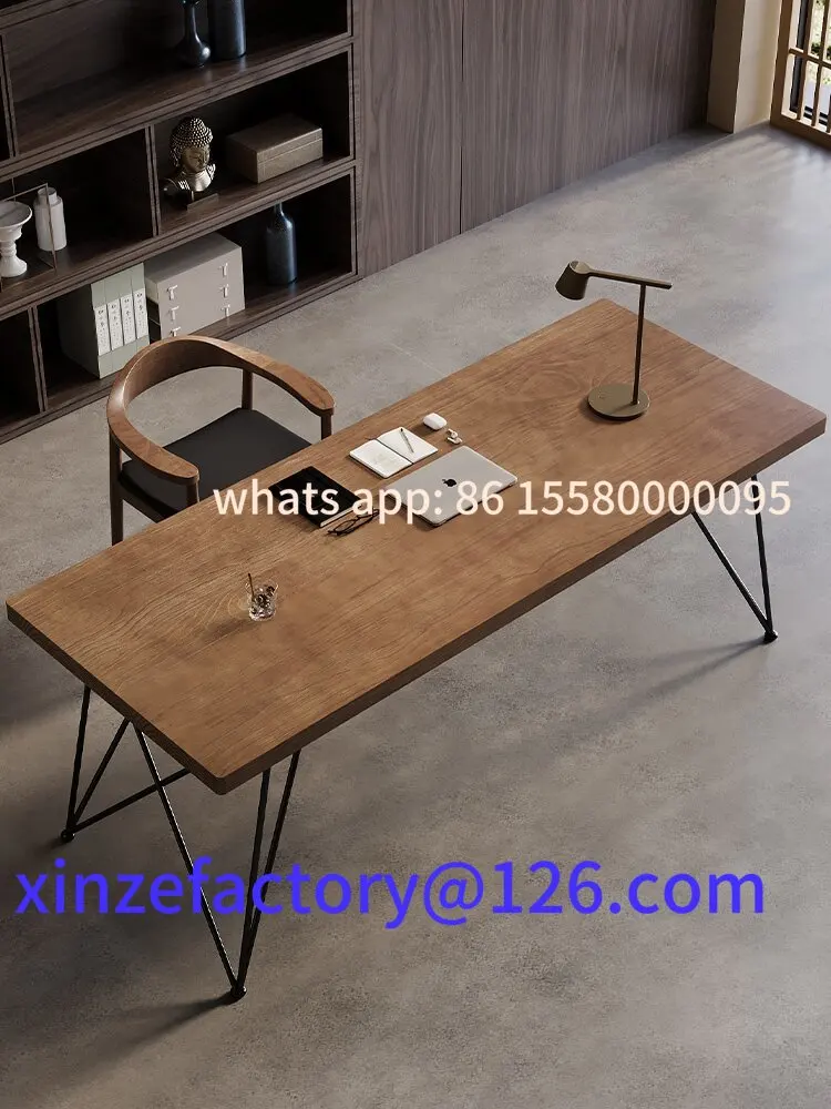 

Customizable Solid Wood Desktop Computer Desk Home Simple Desk Bedroom Desk