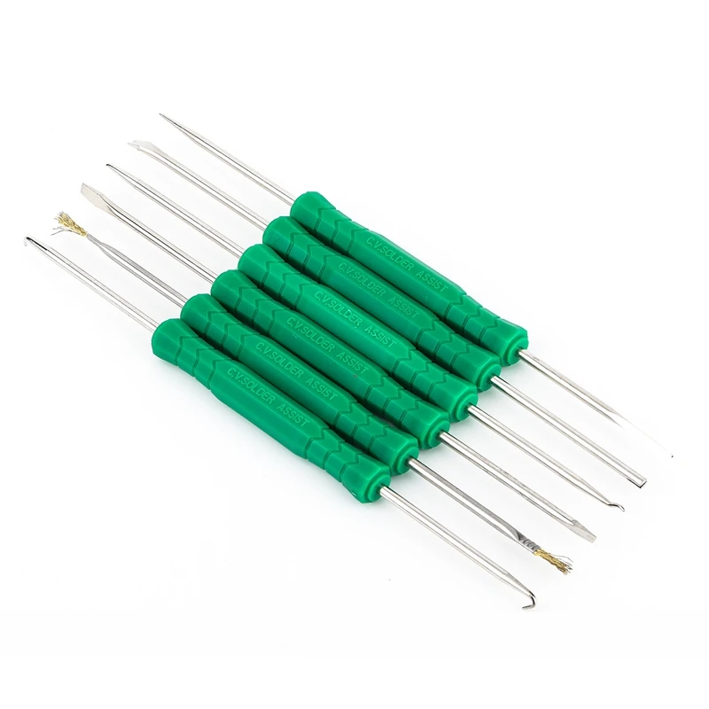 

6Pcs Desoldering Aid Tool Circuit Board Soldering Welding Auxiliary Tools PCB Cleaning Kit Repair Tools