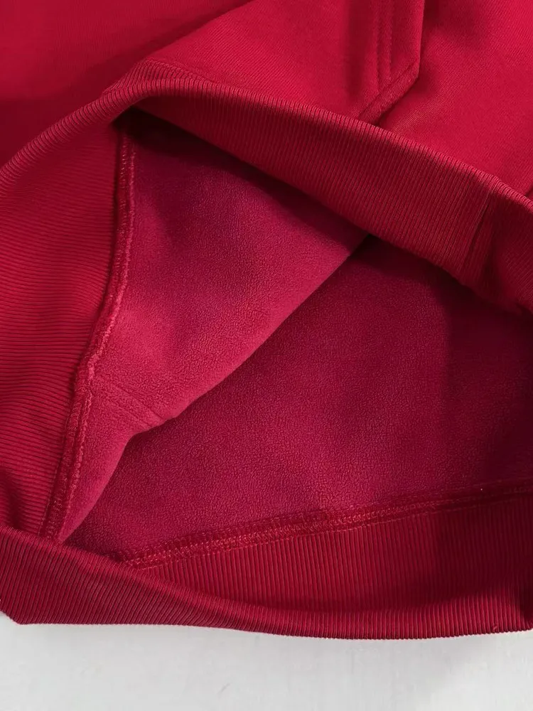 Thiened Fce moletom com capuz feminino inverno outerwear americano casual cor blo carta cola impressão camiseta sle casaco