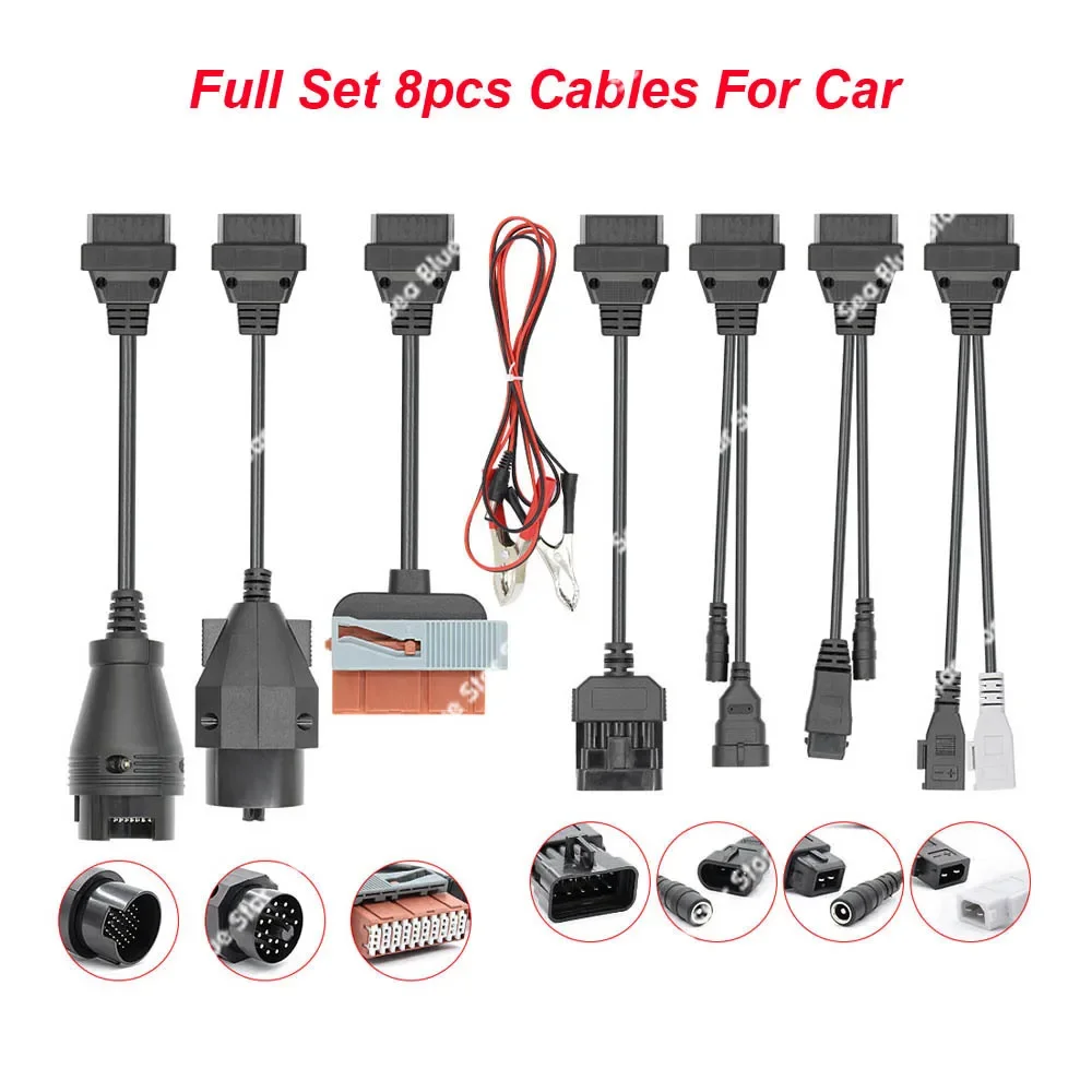 Car line 8-in-1 set of line Suitable for DS150E TCS CDP Pro OBD2 conversion  Automotive inspection line