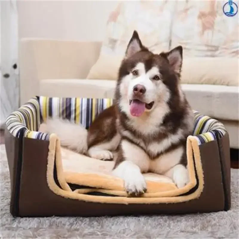 

New Warm and Comfortable Kennel Print Star Pet Dog Kennel Mat Top Foldable Cat Bed