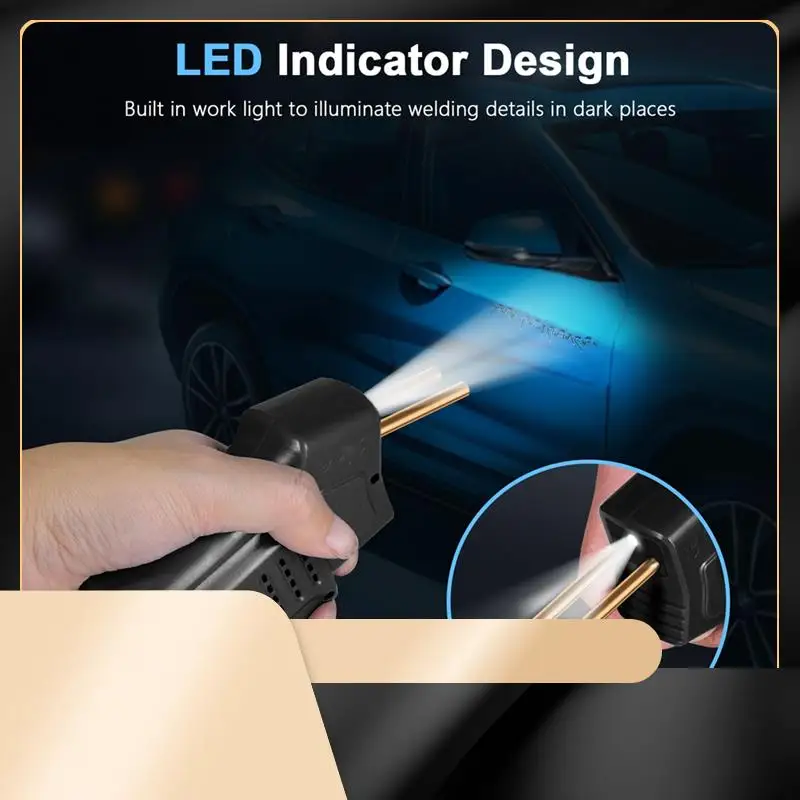 

X40A_XA-Plastic Welding Machine Plastic Welder 200Pcs Hot Stapler Bumpers Repair Kit,Car Bumper Repair Tools Easy To Use US Plug