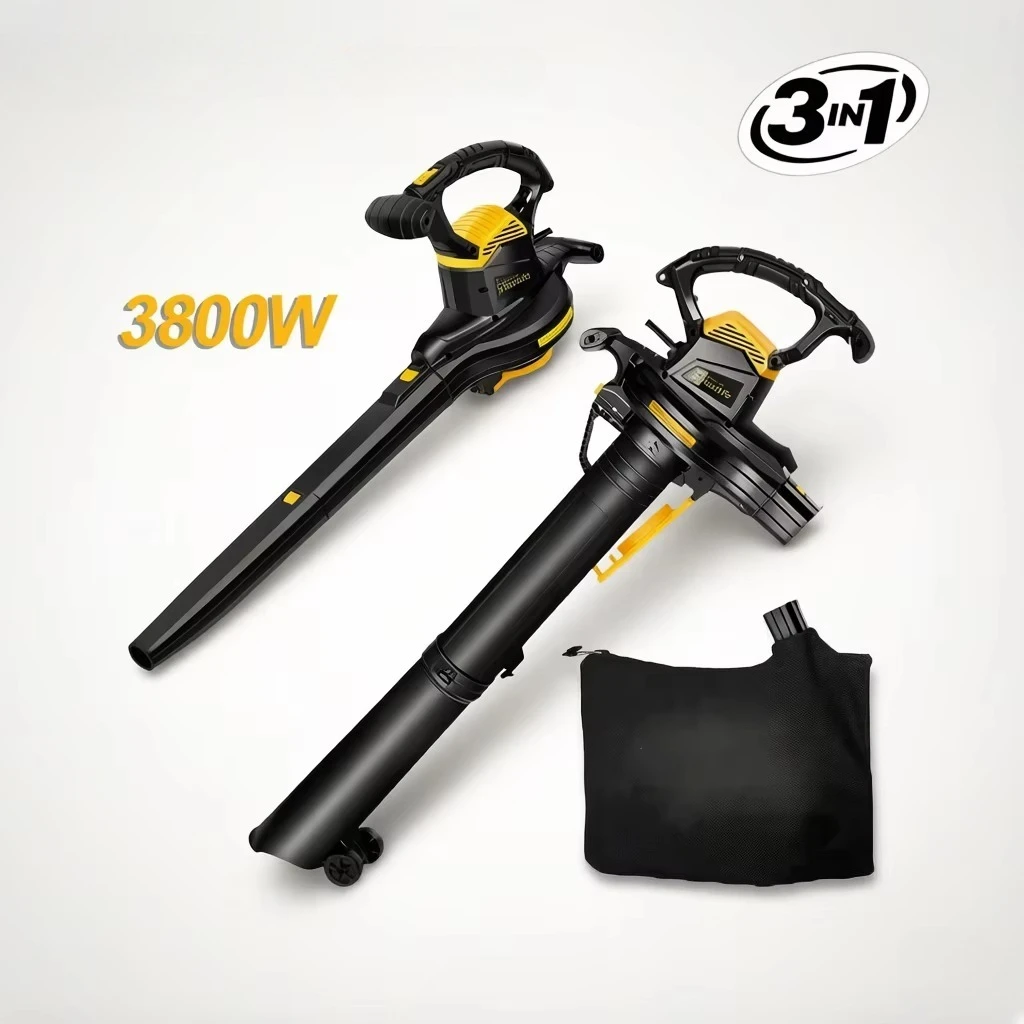 High-quality Professional  High-power Brushless Motor 3-in- 1Adjustable Portable Leaf Blowing Suction Shredding Functions Blower