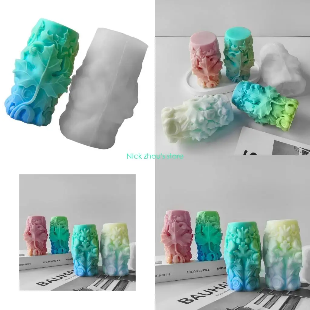 

E15E Sturdy Silicone Maple Mold Craft Accessory for Distinctive Making Reusable and Easy To Demold Decoration