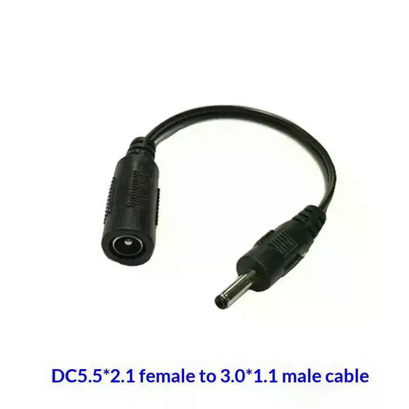 DC Power Adapter Cable DC5521 Female To 2507 3011 35135 4017 4817 5525 Male Connectors For LED Strip Camera Monitor Repair