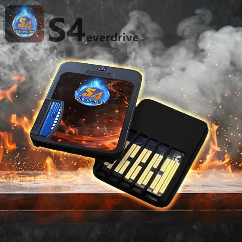 2025 Rated Gaming Inovation S4 NSEverdrive Everdrive for Modified Chip Easy Back-UP NS games flash cart