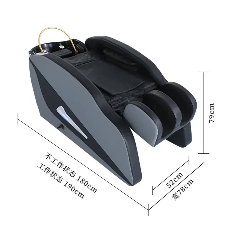 

Hair Salon Washing Chair Head Spa Shampoo Bed Electric Therapy Thai Massage Shampoo Pedicure Spa Bed