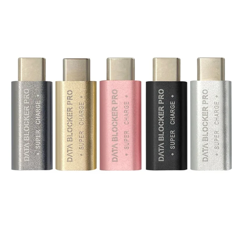 ABFN-5Pcs USB Type-C Блокатор данных USB C-C Блокатор данных, защита от разъема сока, поддержка быстрой зарядки до 50 В/5 А