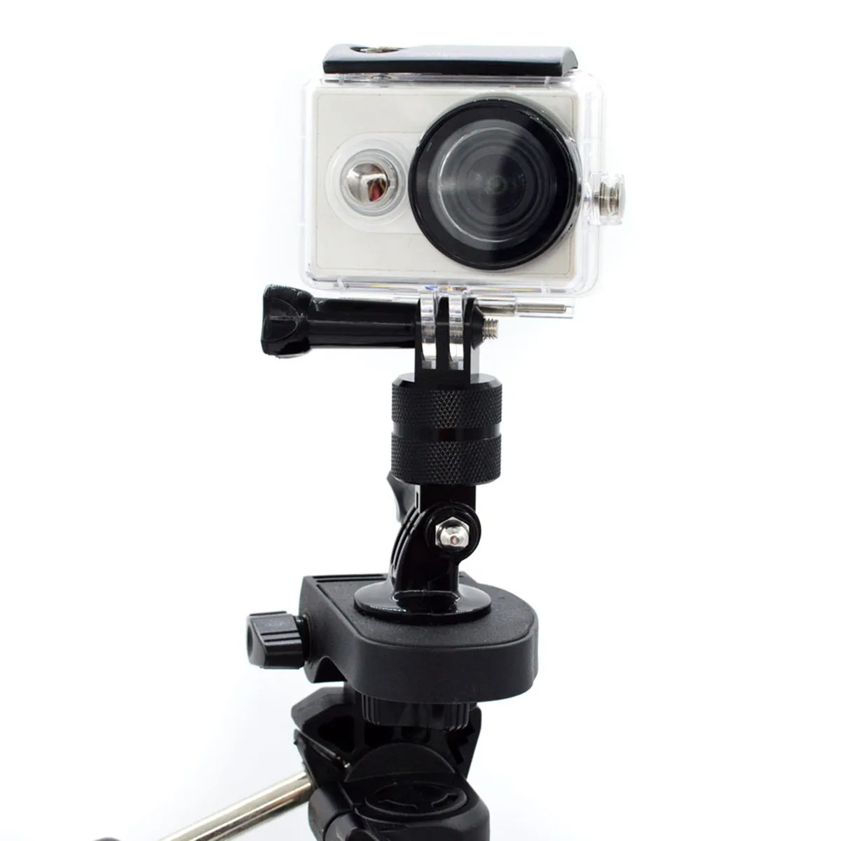 

360 Degree Swivel Pivot Arm Mount Holder For Action Camera Strong Magnetic Aluminum Abs Universal