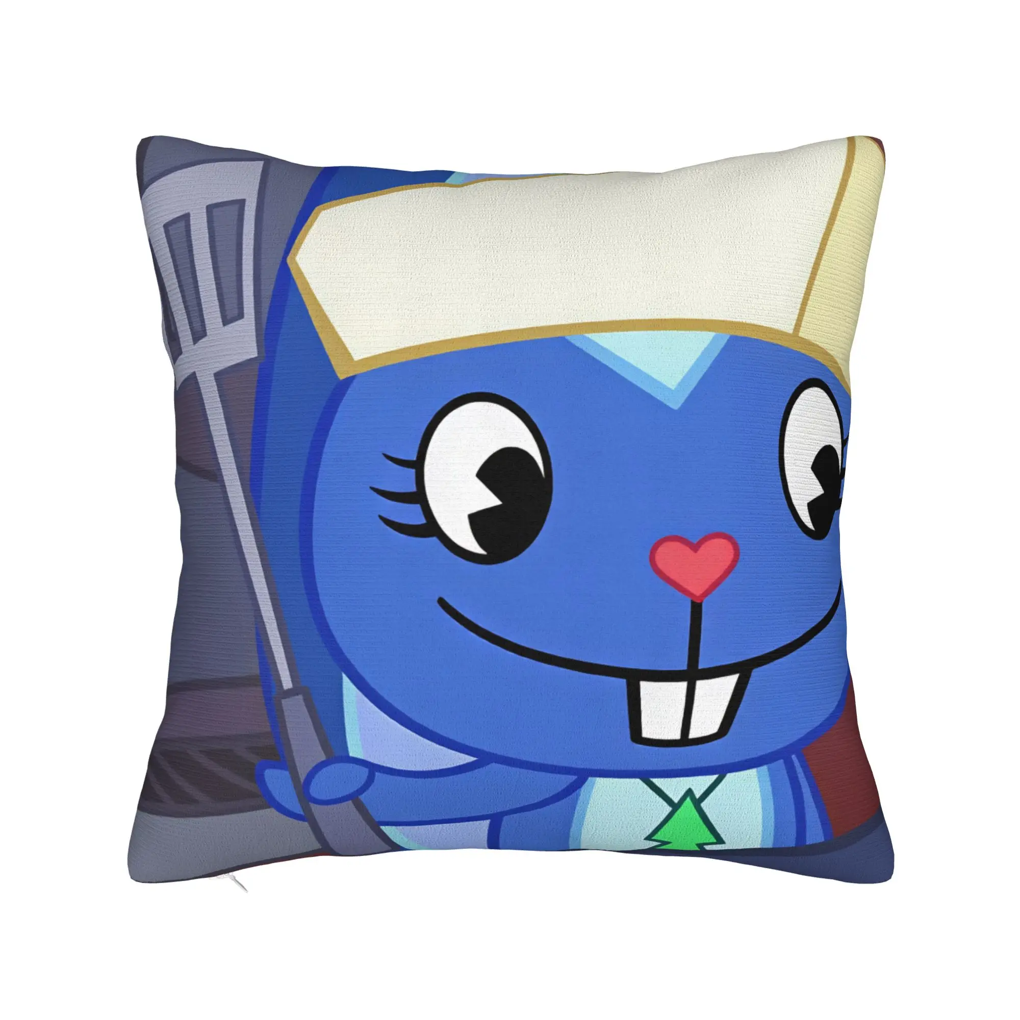 Cartoon H-Happy Tree F-Friends Pillow Case  Print Pillow Cover For Sofa Car Home Decor Novelty Cushion Cover