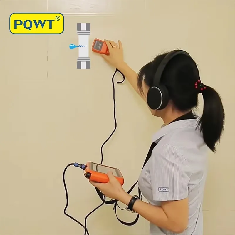 PQWT L50 Indoor Underground In-Walls Pipeline Water Leak Detection Device Home Use Water Leak Detector