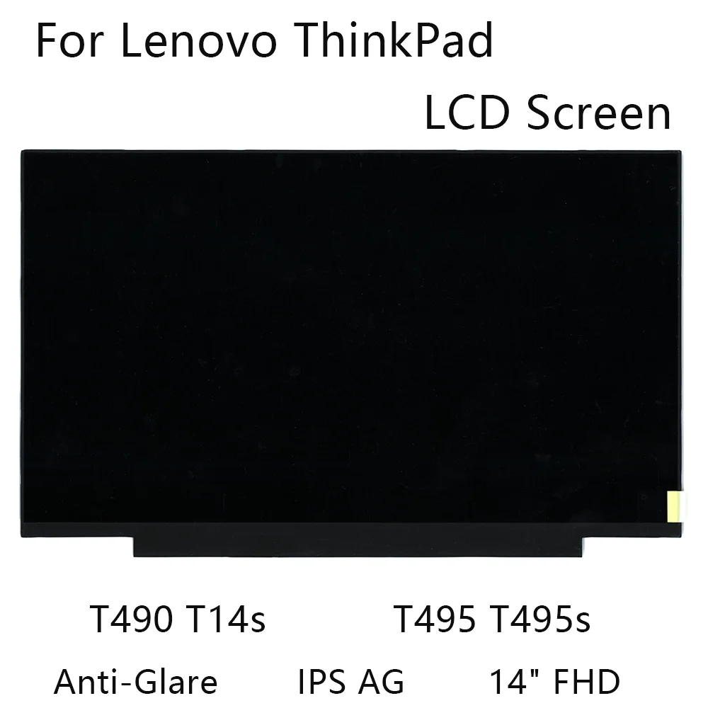 14 "FHD nuevo para Lenovo ThinkPad T490 pantalla LCD de ordenador portátil antideslumbrante IPS AG 01YN154 01YN155 01YN157 5D10V82387 5D10X68366 01YN156