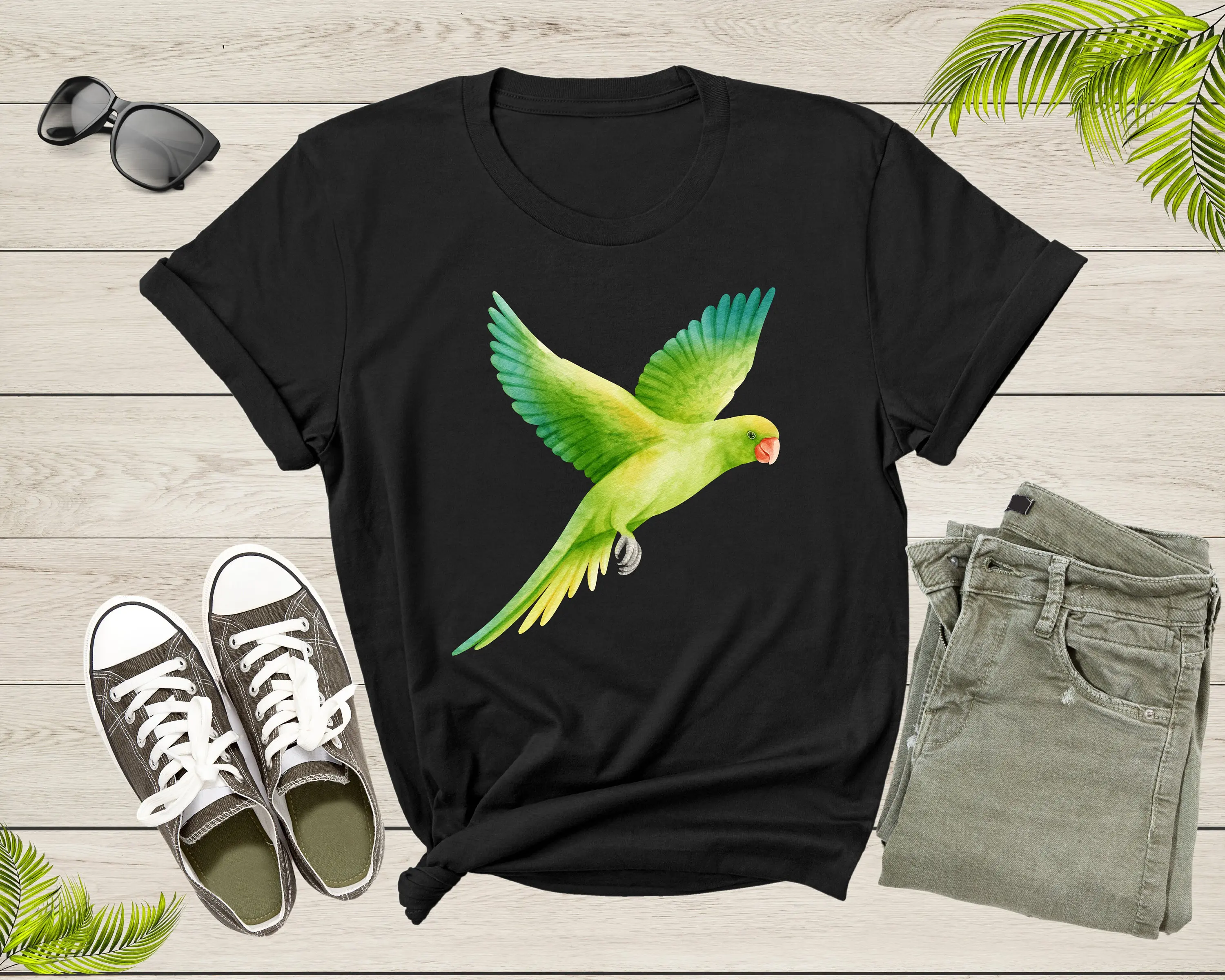 Parrot S Bird T Shirt Animal Zoologist Tropical Birdwatching Summer Lover Mom For Lovers