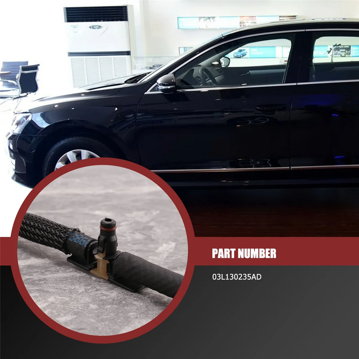 03ลิตร 130235 AD การใช้สุทธิสายการใช้สุทธิท่อถังสายท่อหัวฉีดท่อรั่วสําหรับ Amarok 2010-—L49A