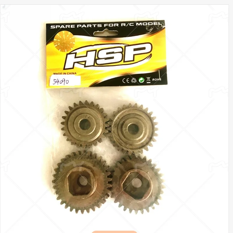 

HSP ORIGINAL RC CAR SPARE PARTS POWDER STEEL GEAR 4X SET 24T 26T 29T 31T FOR HSP BLUE ROCKET ON ROAD CAR 94052 (part no. 54090)