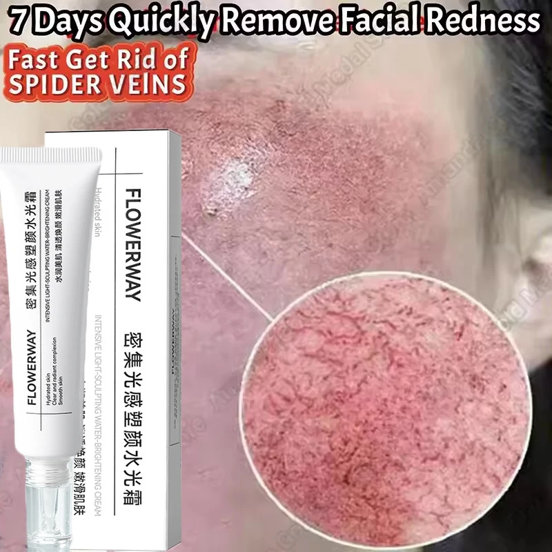 Repair Facial Redness Cream Instant Spider Vein Remove Sensitive Skin Sooth Anti Redness Rosacea Treat Lotion Korean Cosmetics