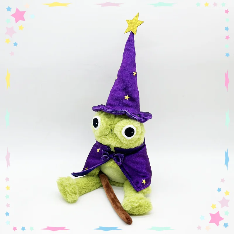 

Moonlight Manor Frog Wizard Plush Toy Newest Version Stuffed Animal Magic Theme Soft Doll Collectible For All Ages