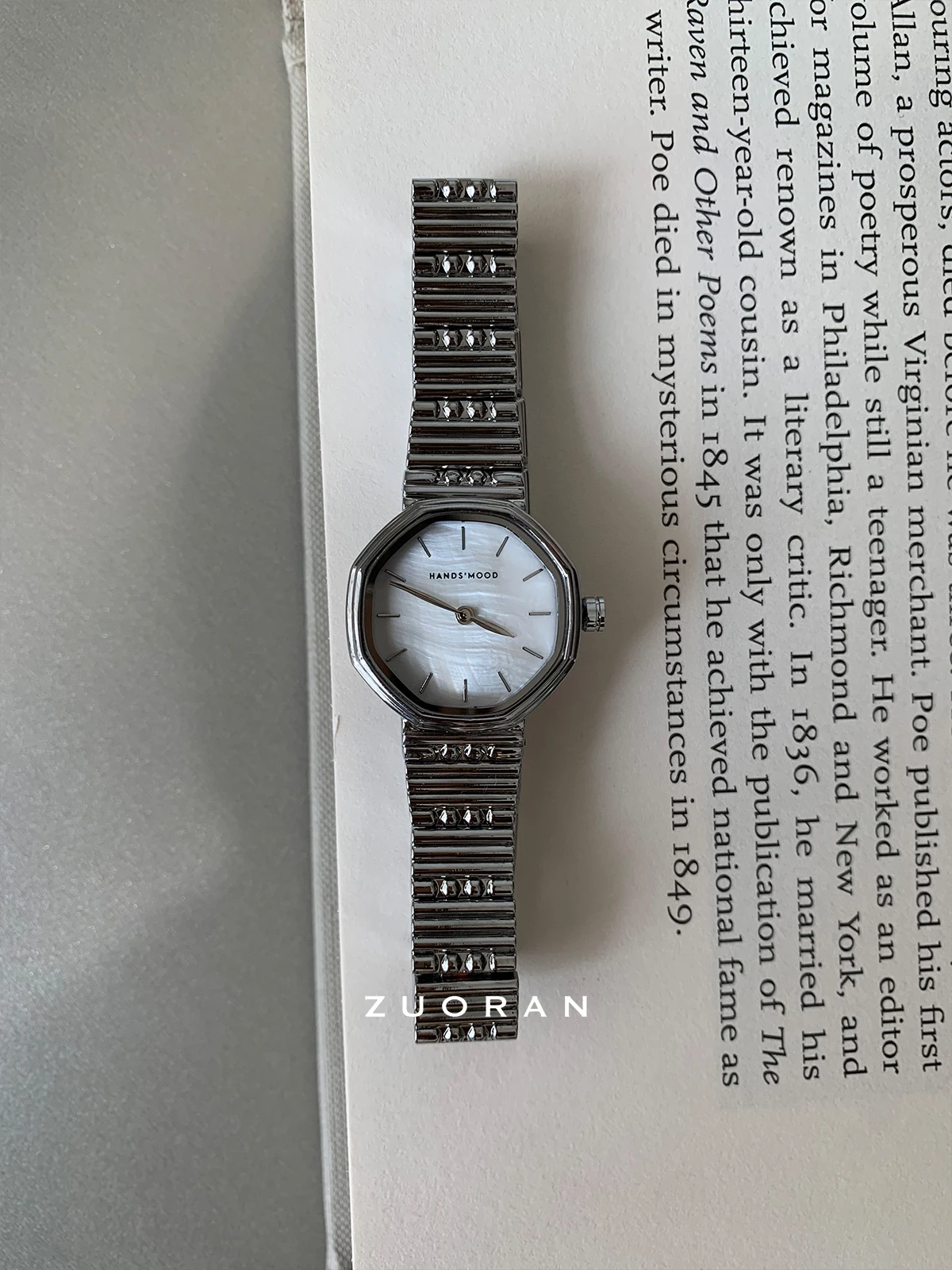 

High-end watch selection, octagonal design, elegant high-end commuter casual versatile ladies watch, female gift