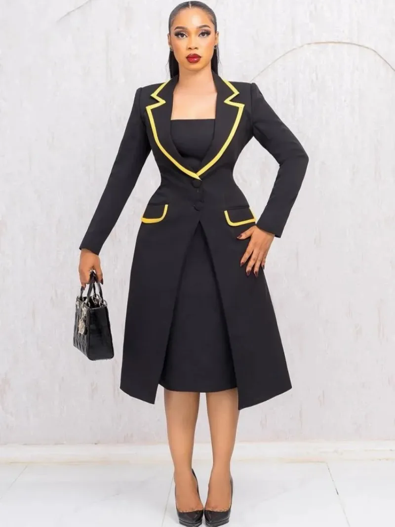 2 Piece Sets African Dresses for Women Autumn Fashion Dashiki Midi Dress Africa Clothes Dashiki Ankara Dresses Outfits