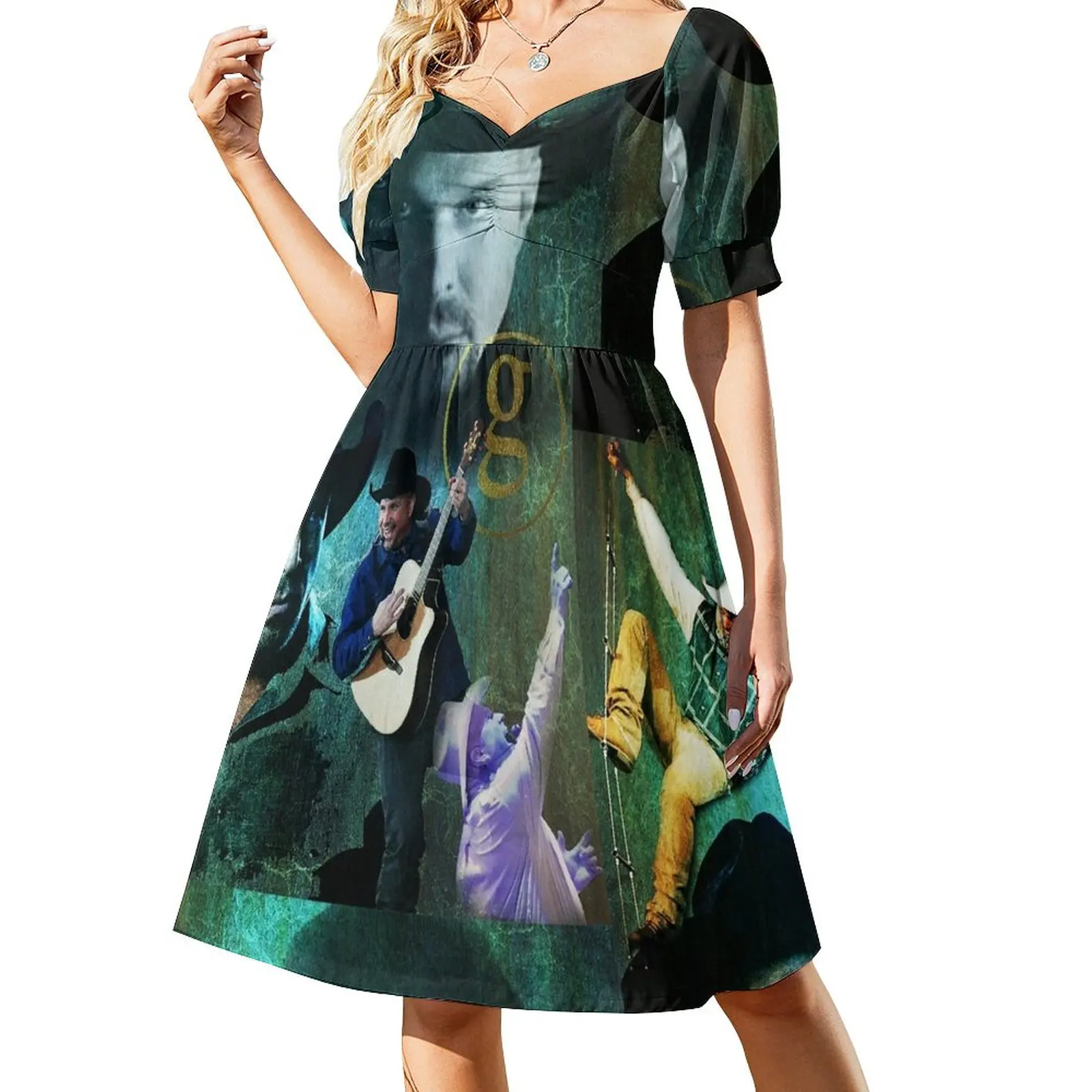 

MUSIC N GUITARIST COUNTRY POP GARTH BROOKS 06 Dress summer dress womens 2023 african dresses for woman