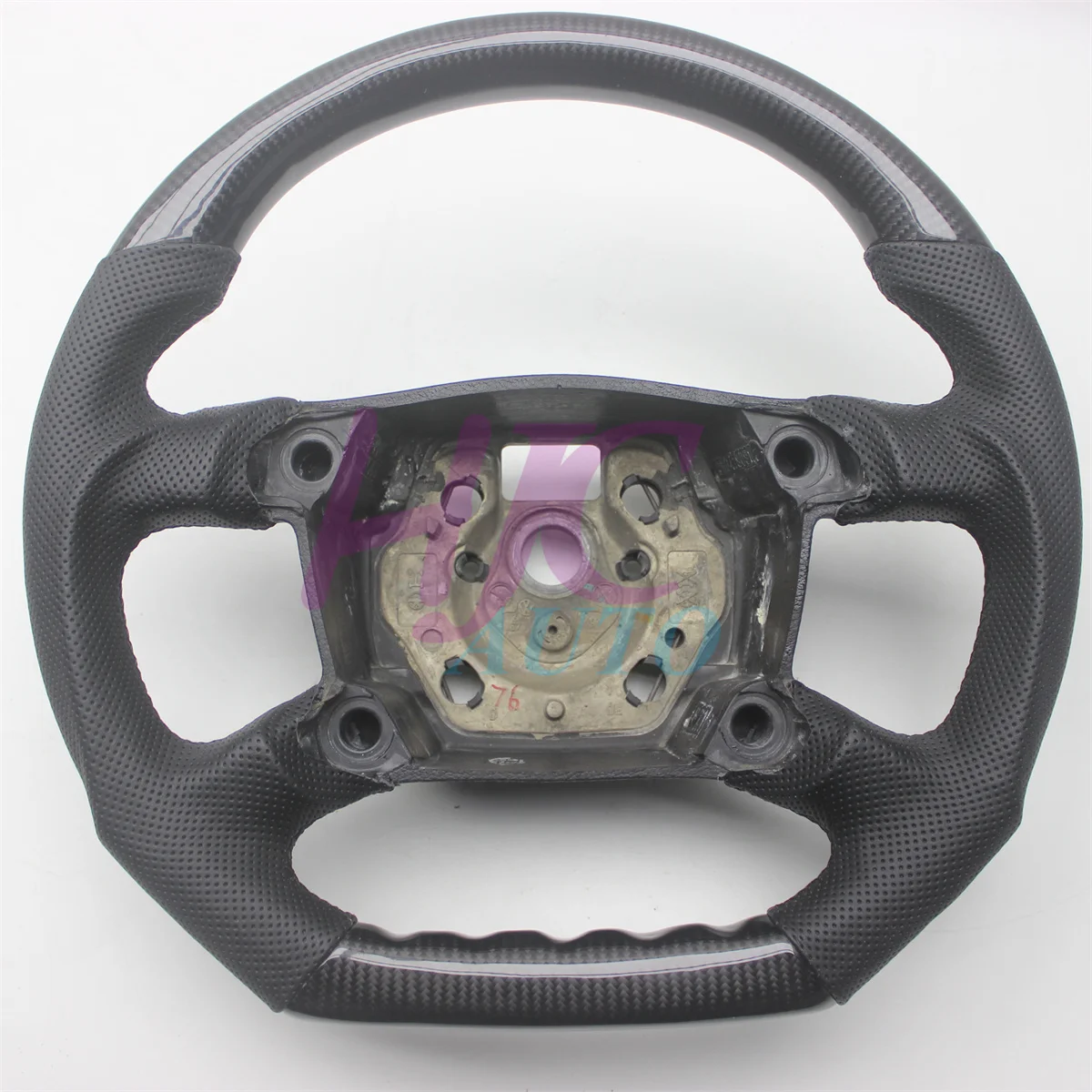 

Для Volkswagen VW Transporter T5 Caddy Caravelle кожаный руль из настоящего углеродного волокна