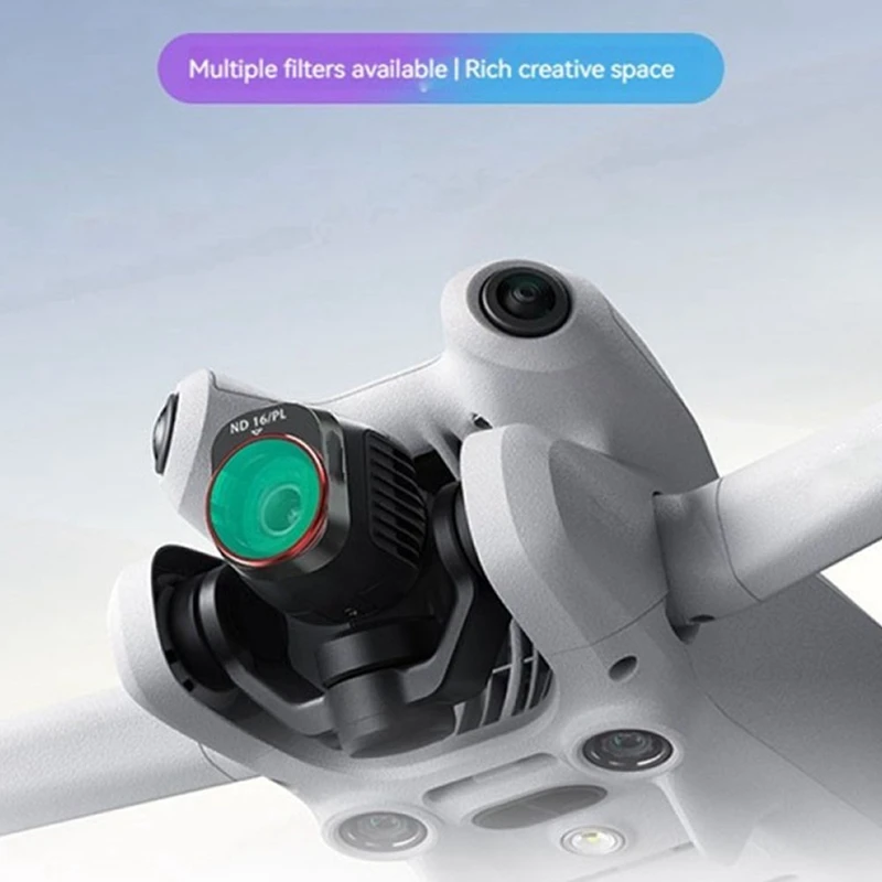 6Pcs Multi-Layer Optical Glass ND Filter Kits ND4PL/ ND8PL/ ND16PL/ND32PL/ND64PL/CPL Filter For DJI Mini 4 Pro Spare Parts