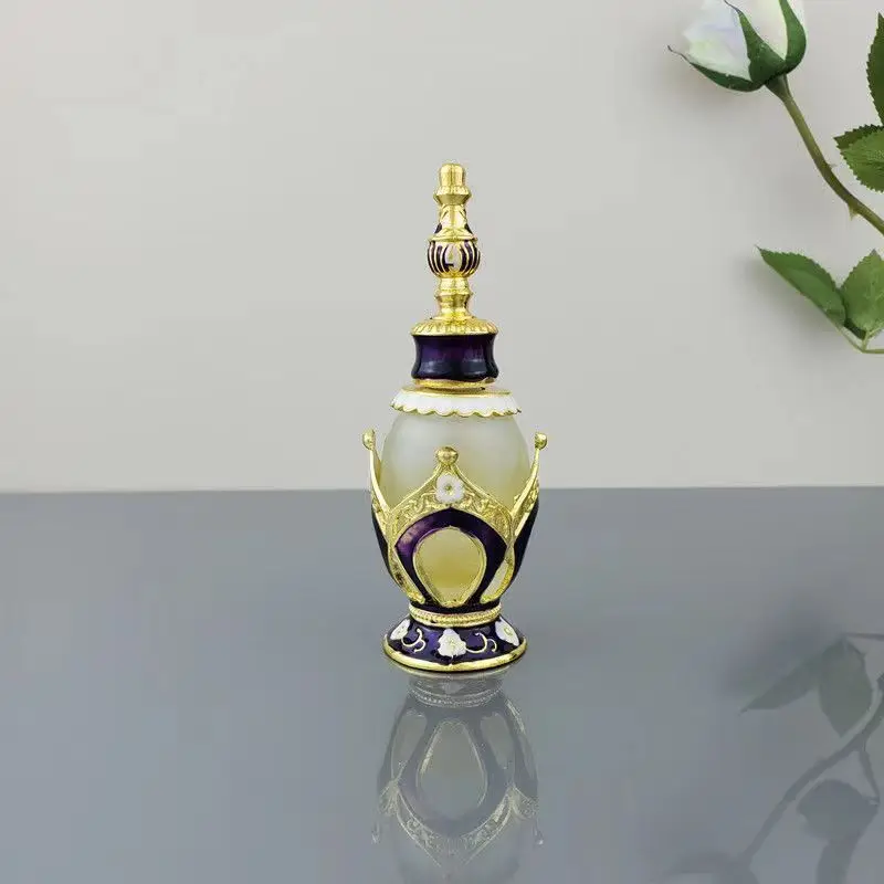 East Empty Vintage Arabian Style Refillable Bottles Essential Oil Bottles Dropper Perfume Bottles Cosmetic Container