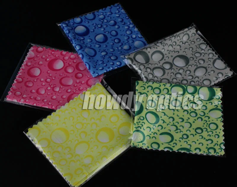 100pcs Individual Package Clean Flesh Glasses Sunglass Lens Microfiber  Cloth  glasses cloth 175x145mm
