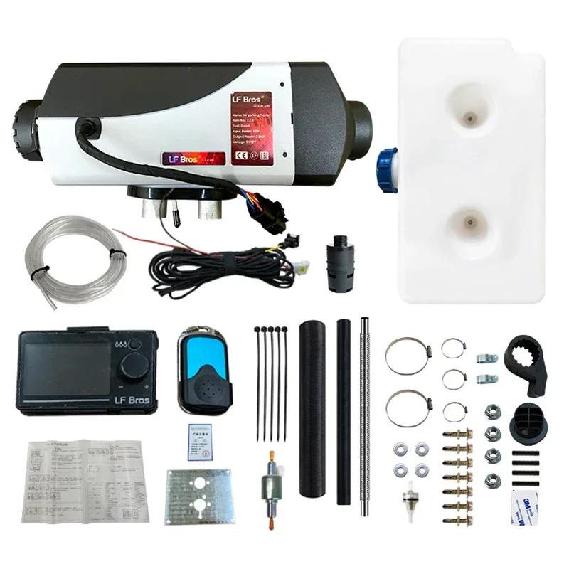 12V/24V Parking Air Heater 2000W Fuel Heater Diesel in-Car Air Winter Indoor Heater Horizontal Installation