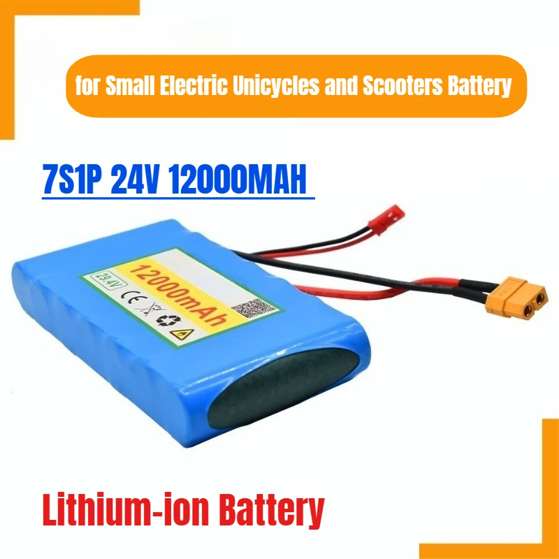 

7S1P 24V 12000MAH Lithium-ion Battery Pack Is for Small Electric Unicycles and Scooters