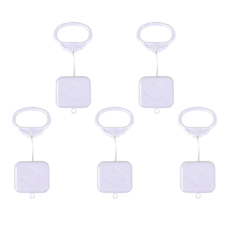 5Pcs Pull String Cord Music Box Waterproof Pull String Music Box With Classic Lullaby Melody Wind Up Music Box