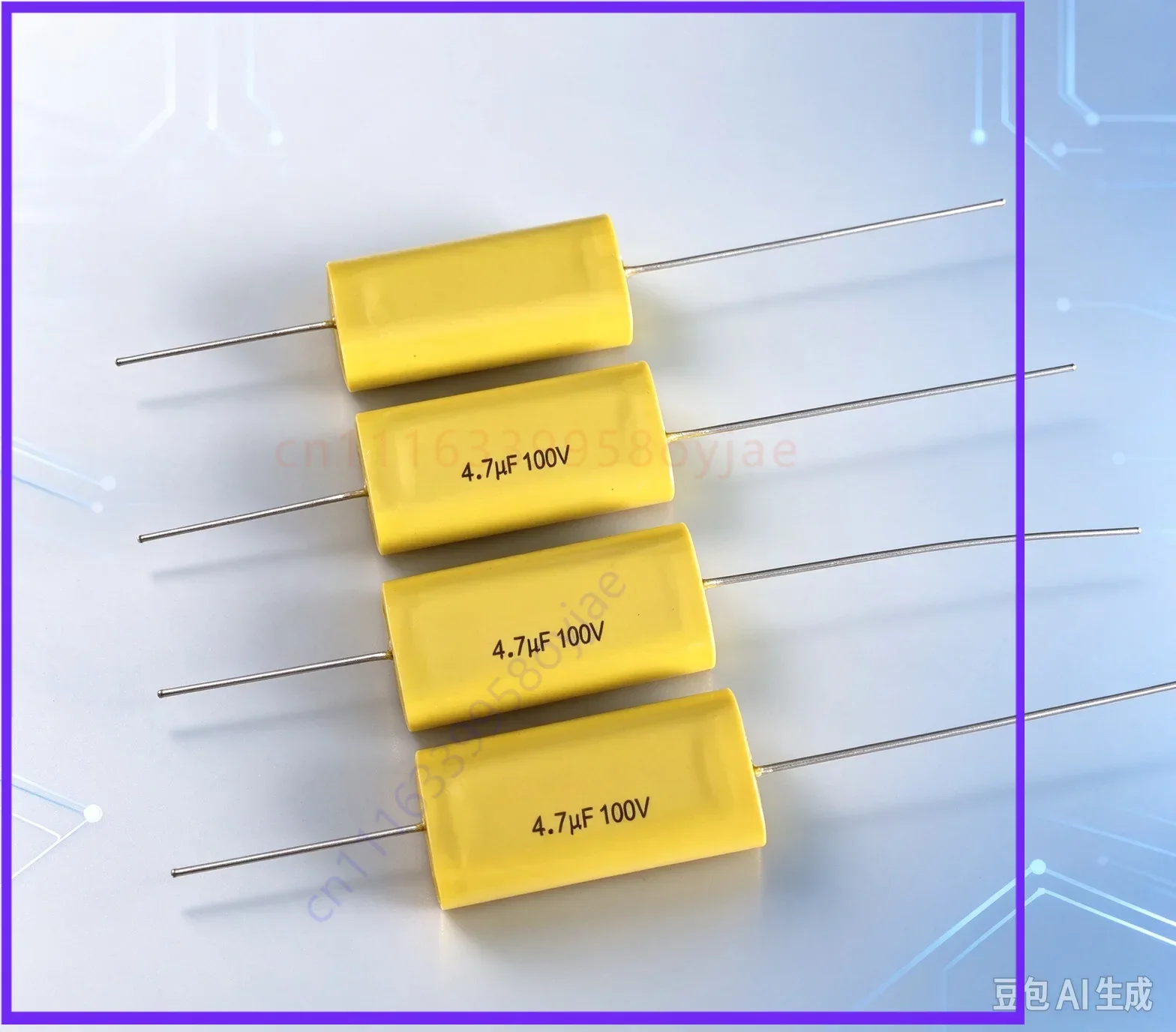 Custom for Infinity MKT 4.7UF 100V Axial Non-inductive Capacitor  30pcs
