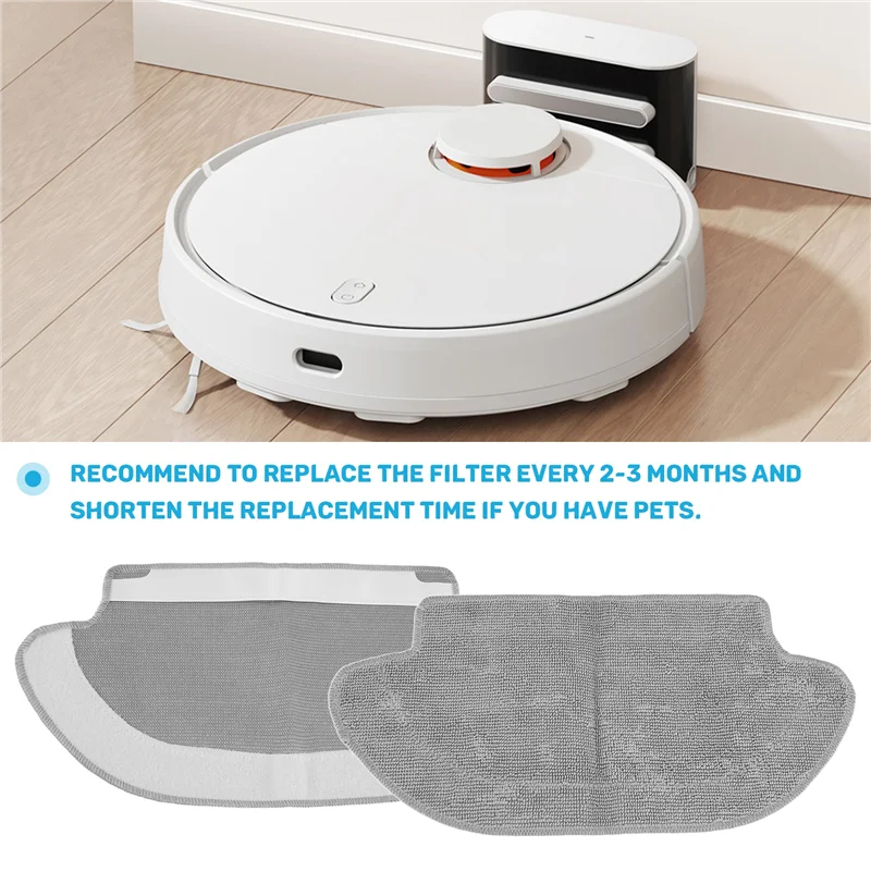 A20M For Xiaomi Mijia Robot Vacuum Mop 3C B106CN Replacement Spare Parts Main Brush Side Brush Hepa Filter Mop Cloths Rag