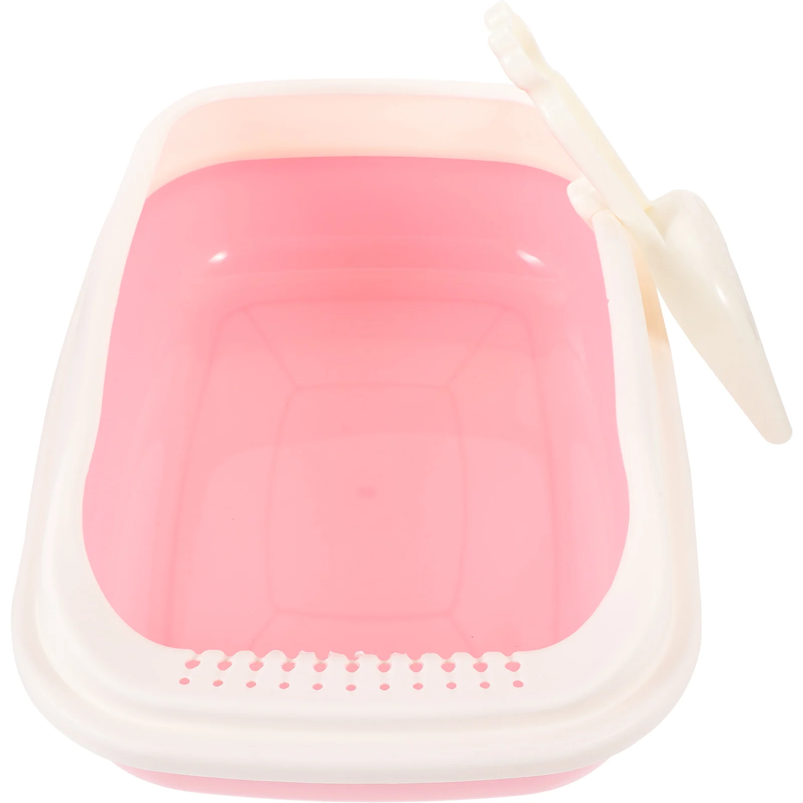 

Cat Litter Box Bin Boxes Kitten Tray Scoop Small Pan Trays Closed for Cats Indoor Kittens