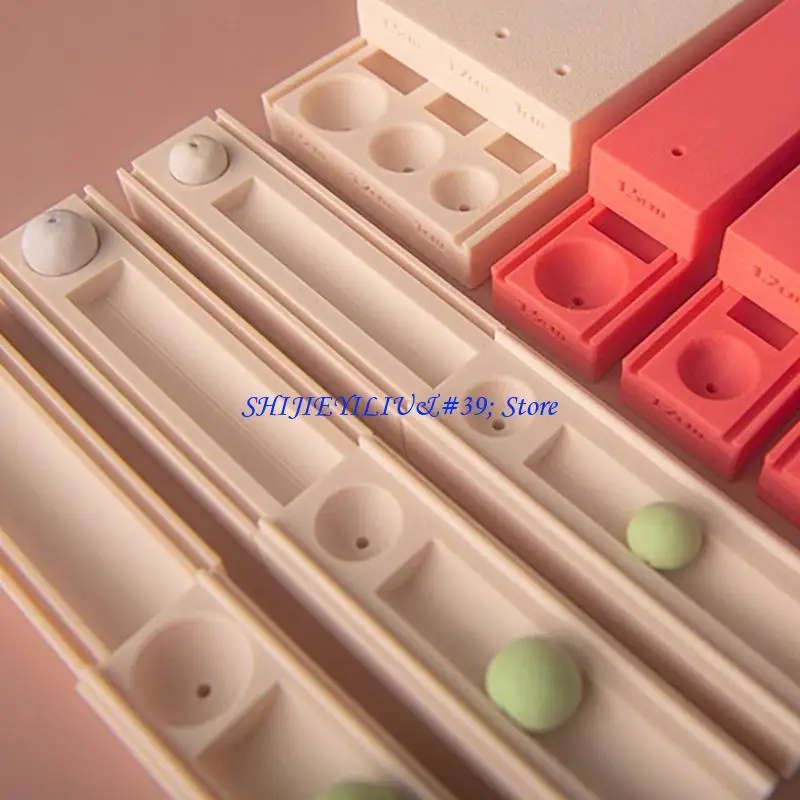 

E21F Handcrafted Jewelry Clay Bead Shaper Mold With Integrated Punching Function