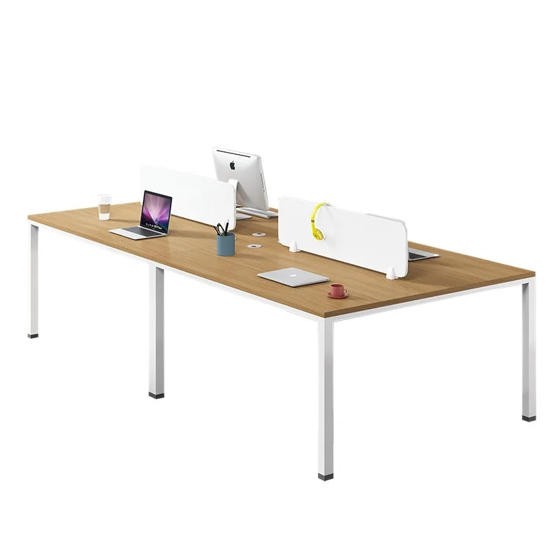 

Card seat 4/6 person desk simple modern four/6 person staff work desk and chair combination