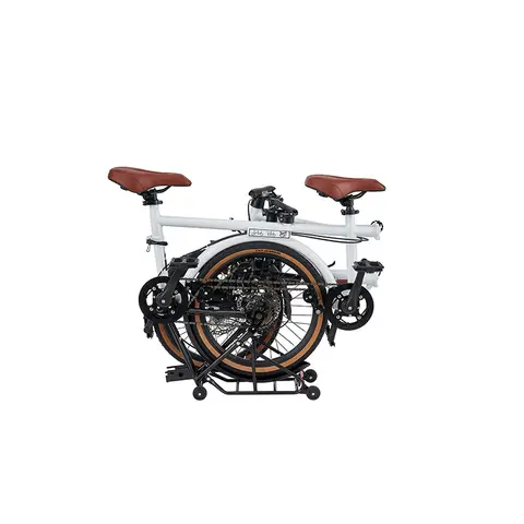 kpop Ny fyrdubbla hopfällbar förälder-barn dubbelbil sightseeingtur par 2 personer cykel 10 best sales flatland bmx - №3