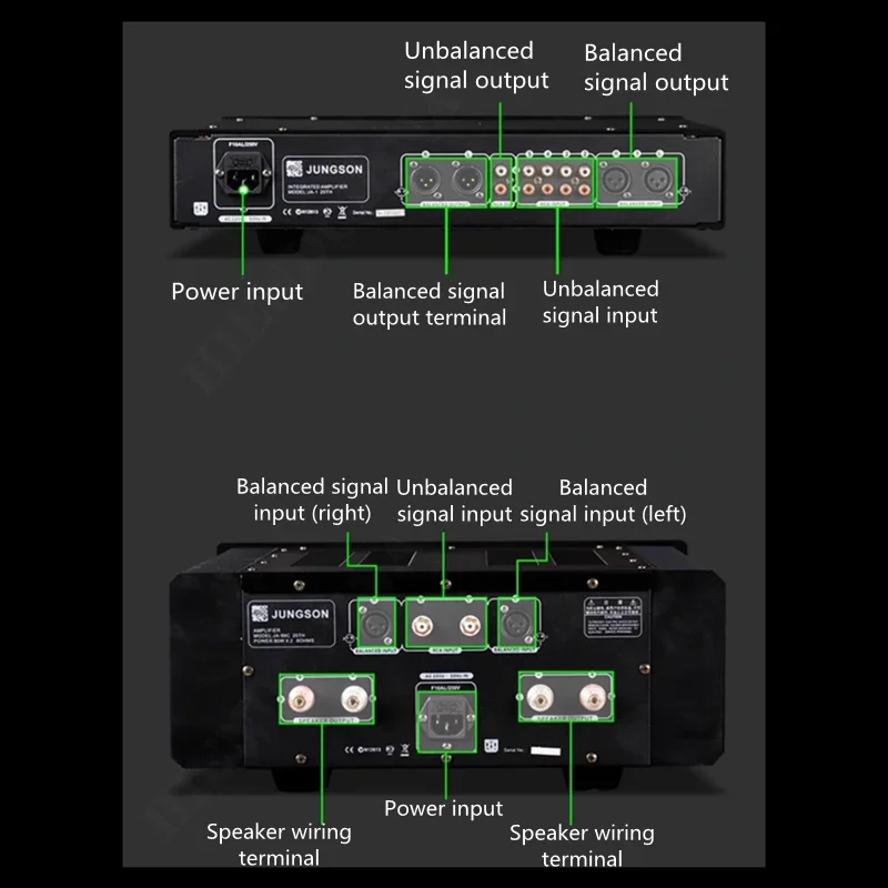 

I-031 JA-1/JA-99C Standard Version 30th Anniversary Version HIFI Mono AM Pampsifier PURE CLASS A 2x80W Per Channel 8ohms