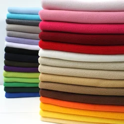 Polar Fleece Fabric By The Meter for Clothing Coats Overcoat Pillowcases Doll Diy Sewing Soft Textile Cloth Polyester Winter Red